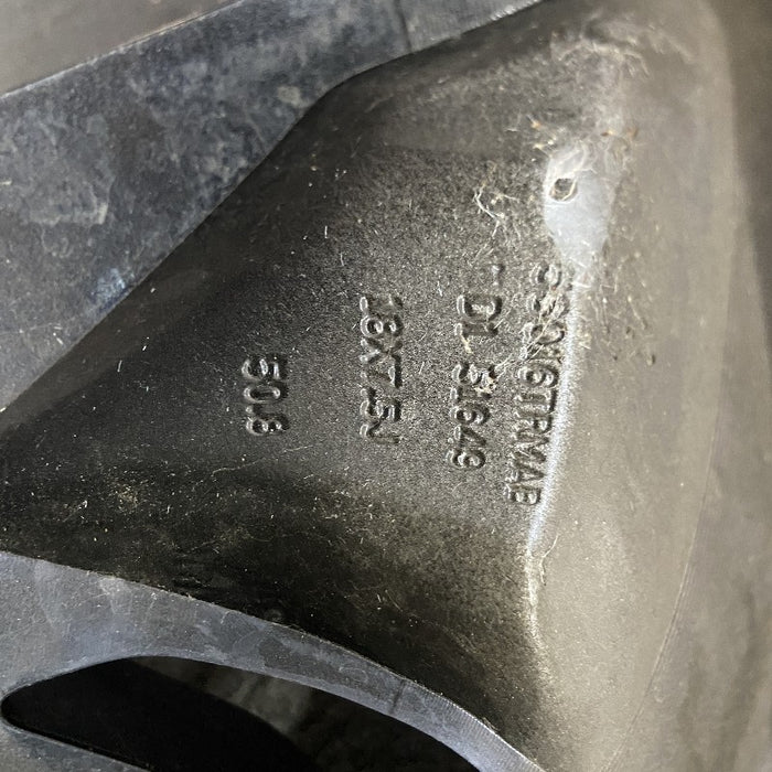 18" PACIFICA 19-20 aluminum 18x7.5 7 slot opt WAK black noise Original OEM Wheel Rim