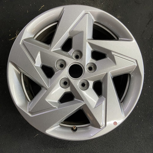 17" KONA 24 17x7 5 spoke Original OEM Wheel Rim - Front View