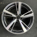 19" RS3 17-20 19x8 alloy 5 split spoke machined black pockets Original OEM - Front View