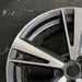 19" RS3 17-20 19x8 alloy 5 split spoke machined black pockets Original OEM - Side Profile