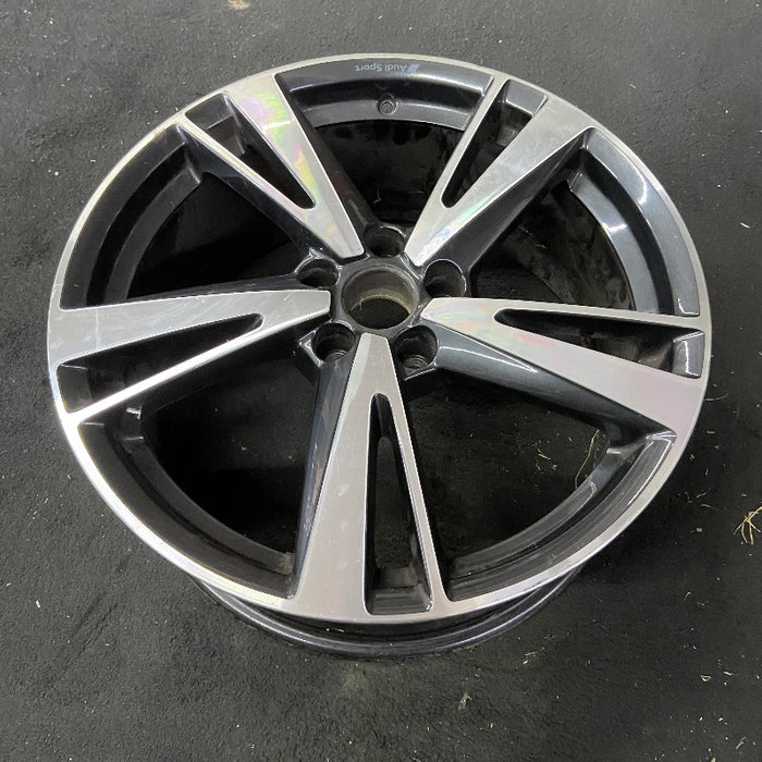 19" RS3 17-20 19x8 alloy 5 split spoke machined black pockets Original OEM - View 8