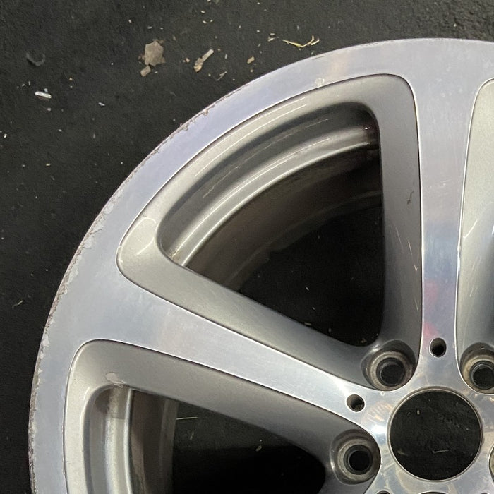 19" BMW 650i 06-10 19x8.5 alloy 5 spoke solid spoke Original OEM Wheel Rim