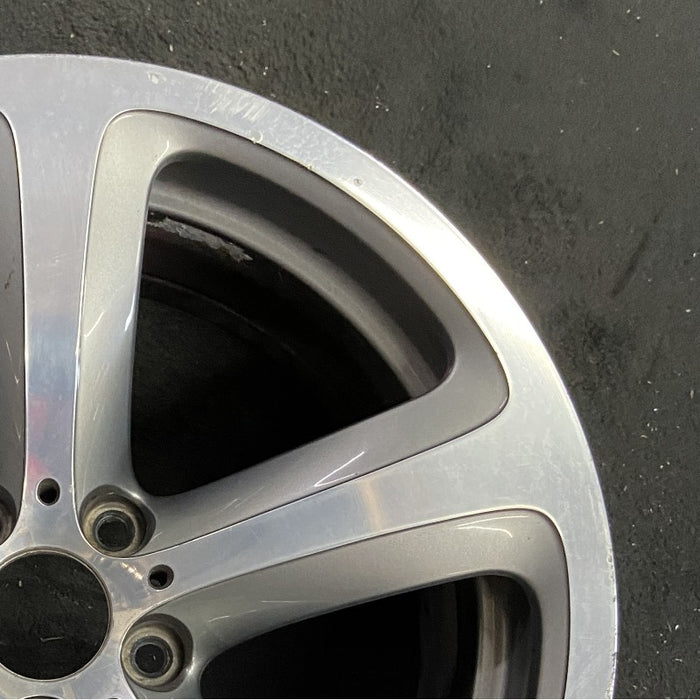 19" BMW 650i 06-10 19x8.5 alloy 5 spoke solid spoke Original OEM Wheel Rim