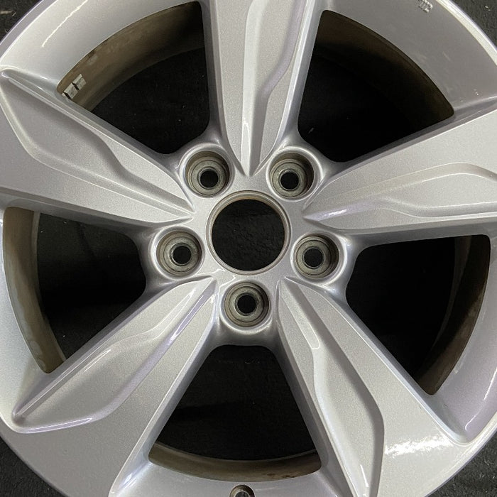 18" ODYSSEY 18-20 18x7.5 alloy 5 spoke w/o machined face; light gray Original - Angle View