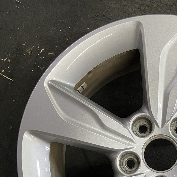 18" ODYSSEY 18-20 18x7.5 alloy 5 spoke w/o machined face; light gray Original - Side Profile