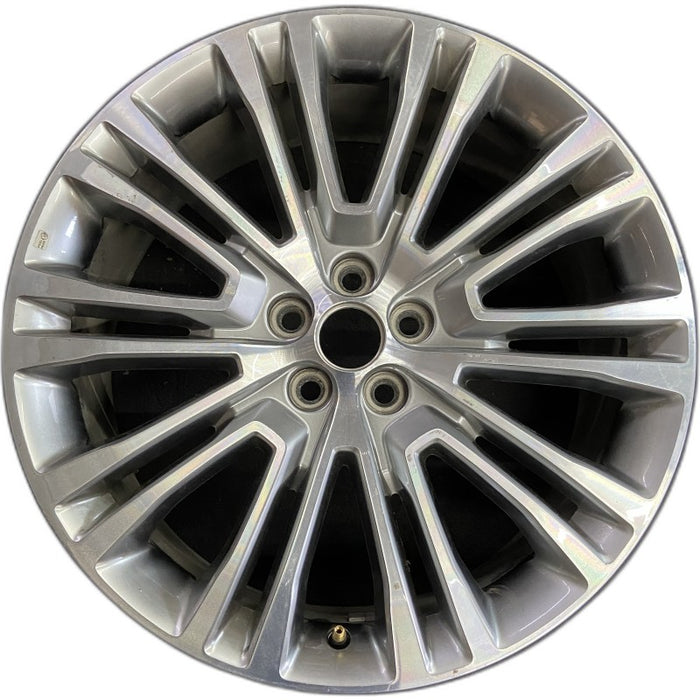 20" MKX 16-18 20x8 aluminum 20 spoke machined face with background Original OEM Wheel Rim