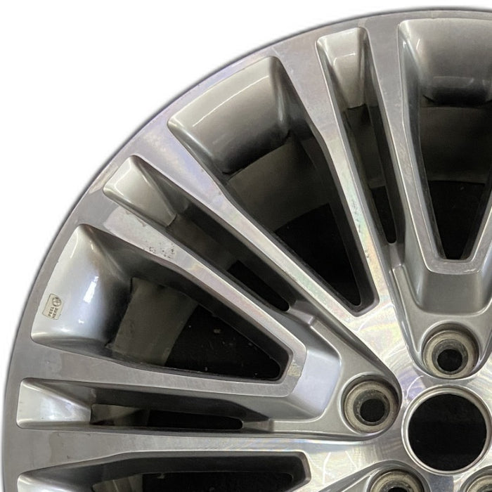 20" MKX 16-18 20x8 aluminum 20 spoke machined face with background Original OEM Wheel Rim