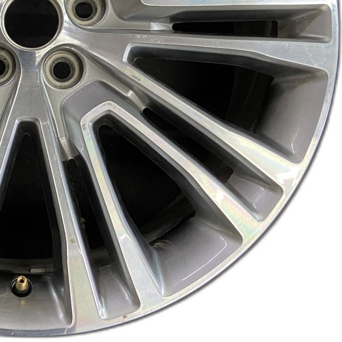 20" MKX 16-18 20x8 aluminum 20 spoke machined face with background Original OEM Wheel Rim