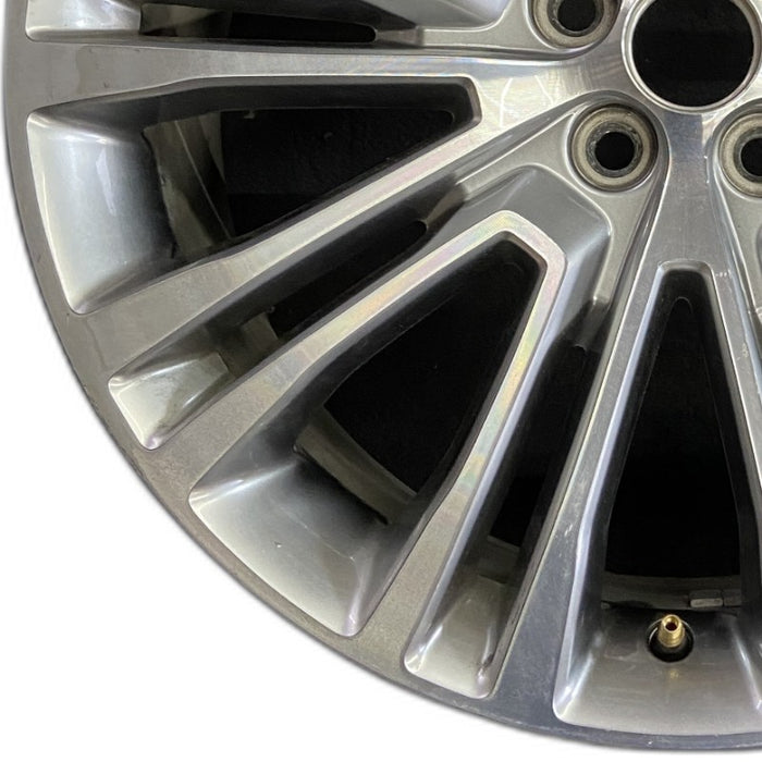 20" MKX 16-18 20x8 aluminum 20 spoke machined face with background Original OEM Wheel Rim