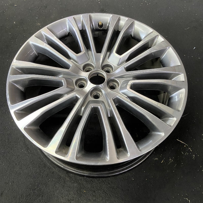 20" MKX 16-18 20x8 aluminum 20 spoke machined face with background Original OEM Wheel Rim