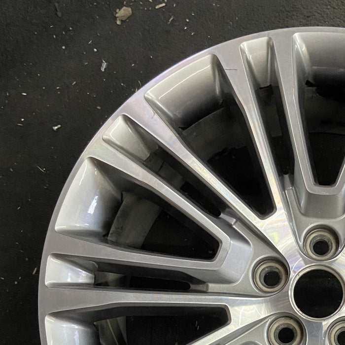 20" MKX 16-18 20x8 aluminum 20 spoke machined face with background Original OEM Wheel Rim