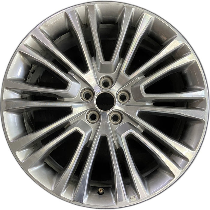 20" MKX 16-18 20x8 aluminum 20 spoke machined face with background Original OEM Wheel Rim