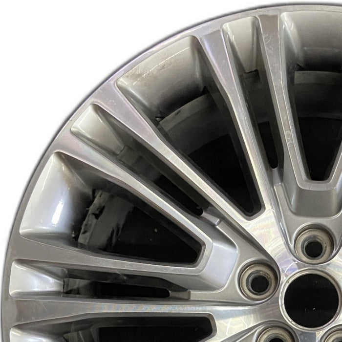20" MKX 16-18 20x8 aluminum 20 spoke machined face with background Original OEM Wheel Rim