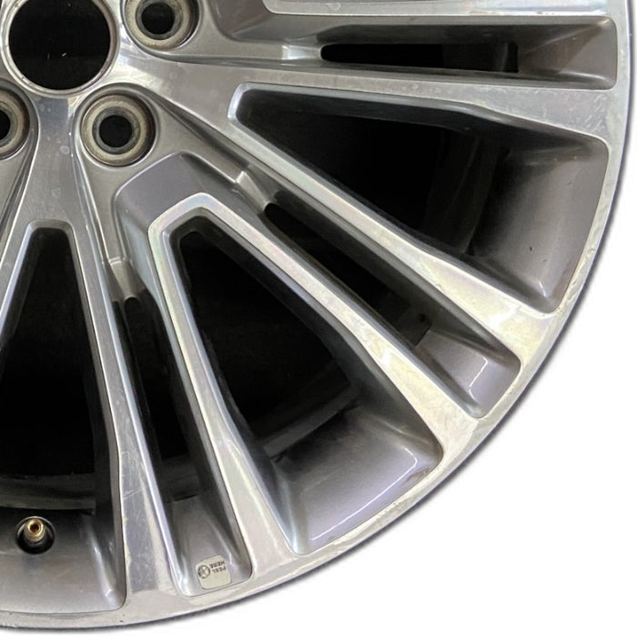 20" MKX 16-18 20x8 aluminum 20 spoke machined face with background Original OEM Wheel Rim