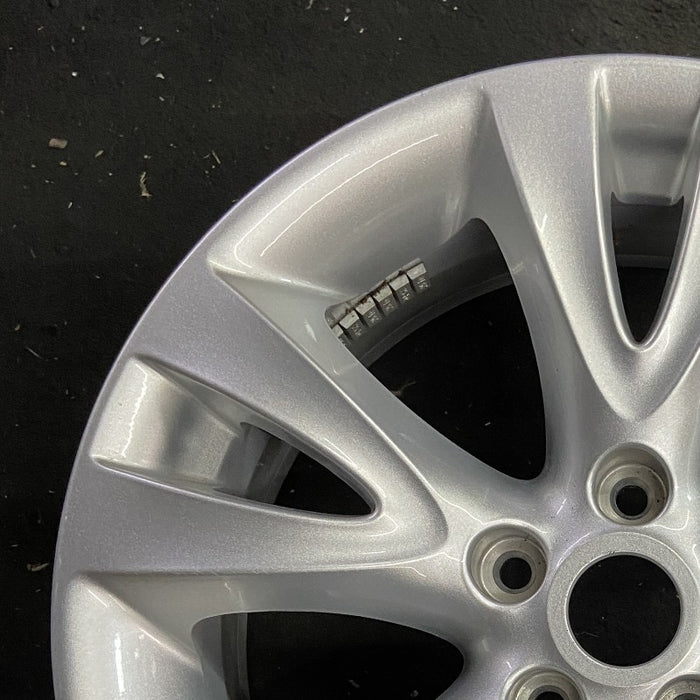 18" TAURUS 10-12 18x7.5 aluminum TPMS 10 spoke silver Original OEM Wheel Rim