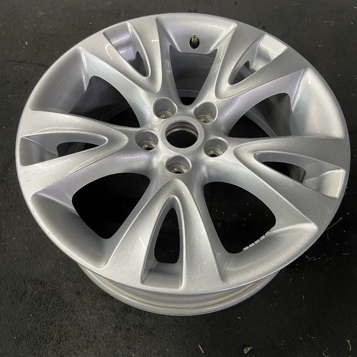 18" TAURUS 10-12 18x7.5 aluminum TPMS 10 spoke silver Original OEM Wheel Rim