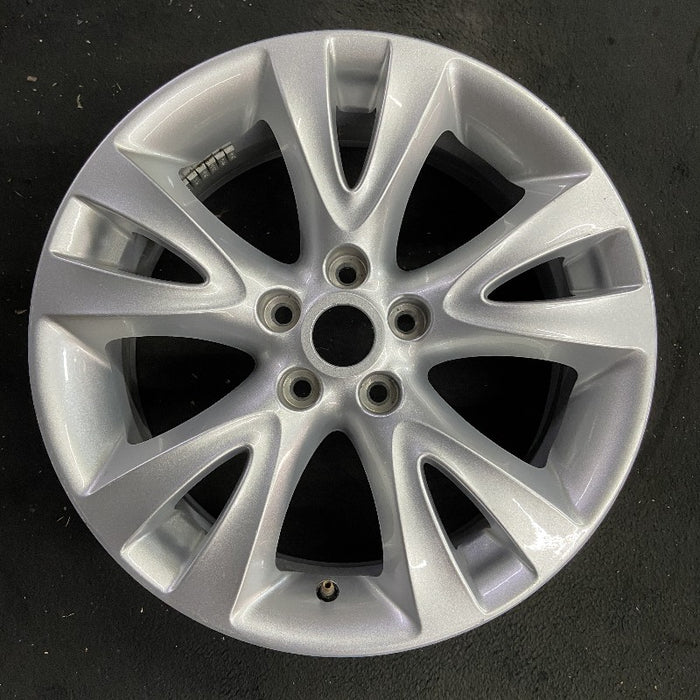 18" TAURUS 10-12 18x7.5 aluminum TPMS 10 spoke silver Original OEM Wheel Rim