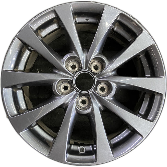 16" MAZDA CX-30 20-23 aluminum, 16x6.5 Original OEM Wheel Rim - Front View