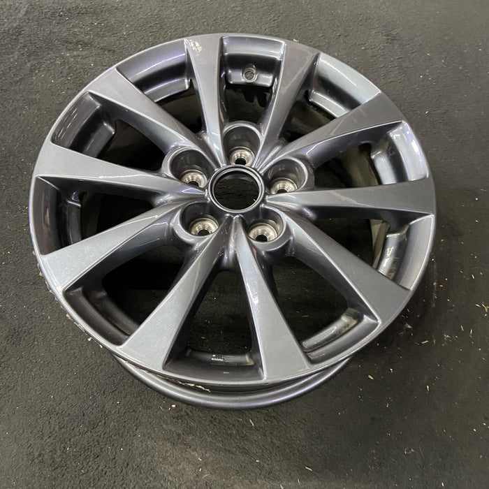 16" MAZDA CX-30 20-23 aluminum, 16x6.5 Original OEM Wheel Rim - Close-Up Detail