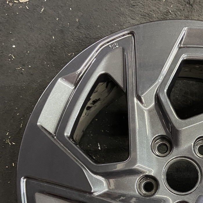 18" XV CROSSTREK 24 18x7 alloy angled spoke dark gray Original OEM Wheel Rim