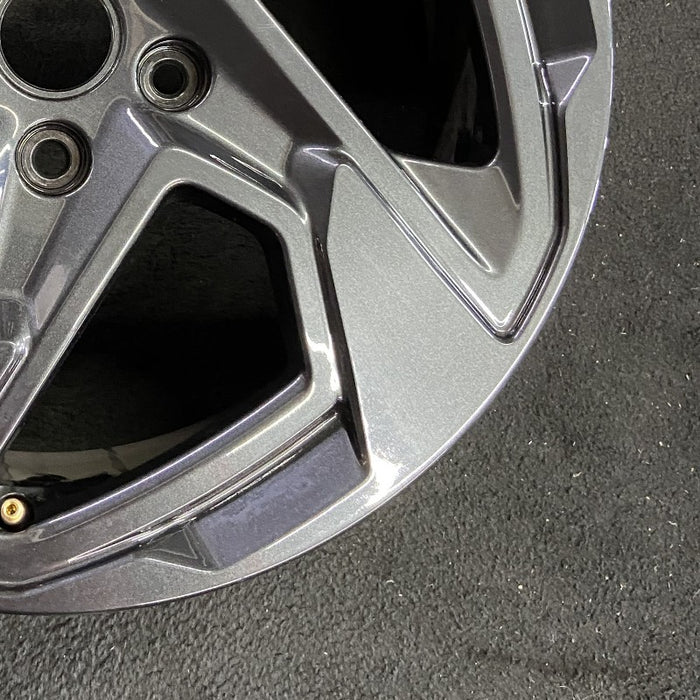 18" XV CROSSTREK 24 18x7 alloy angled spoke dark gray Original OEM Wheel Rim