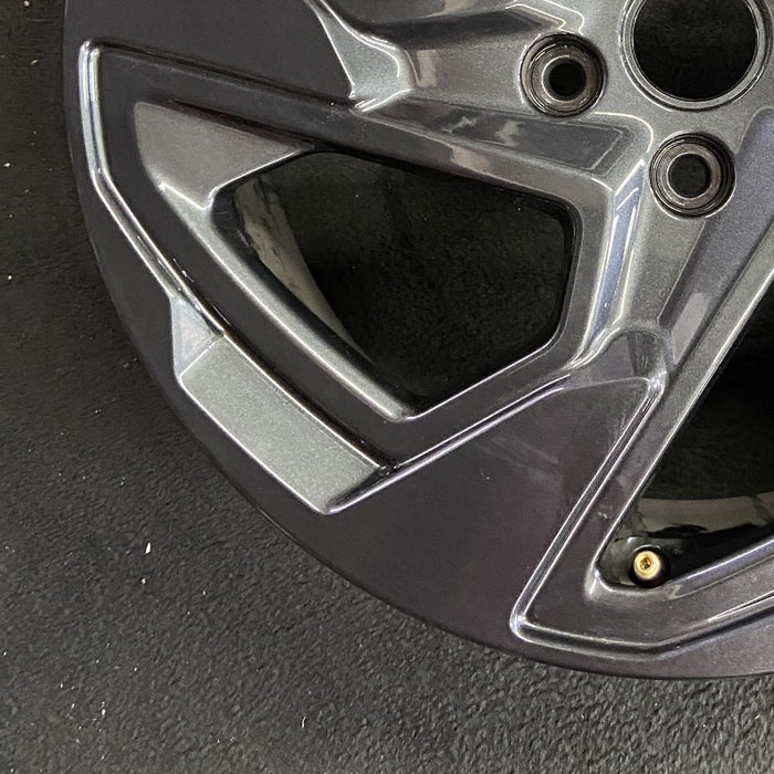 18" XV CROSSTREK 24 18x7 alloy angled spoke dark gray Original OEM Wheel Rim