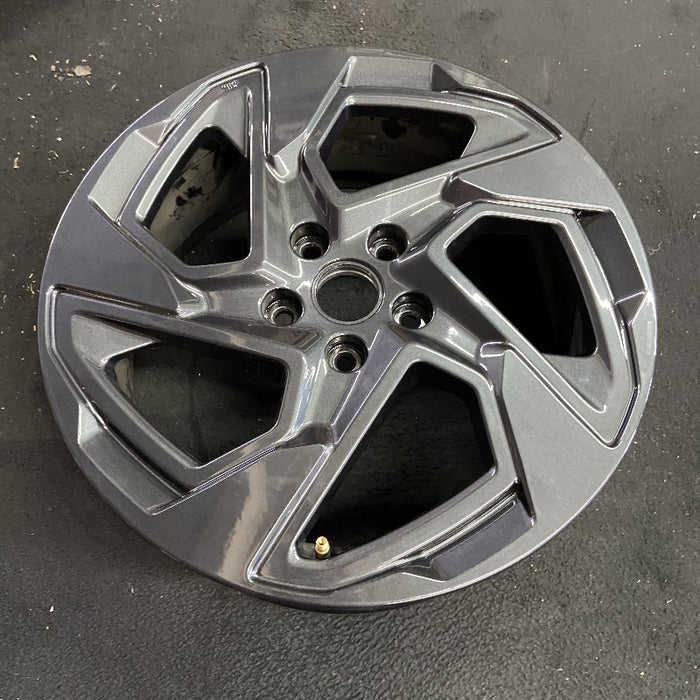 18" XV CROSSTREK 24 18x7 alloy angled spoke dark gray Original OEM Wheel Rim