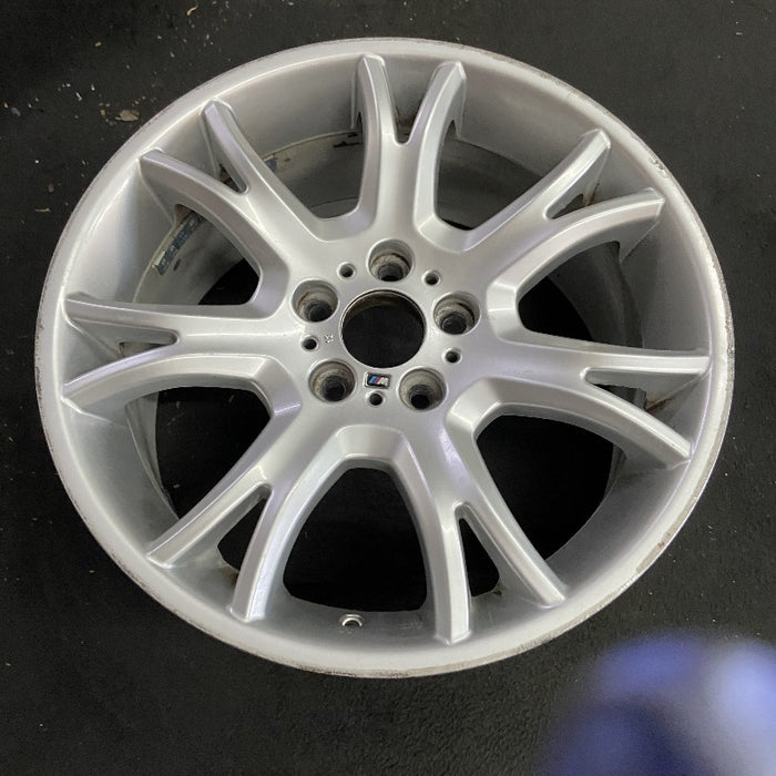 19" BMW X3 04-10 19x9 alloy rear 7 Y spoke design silver Original OEM Wheel Rim
