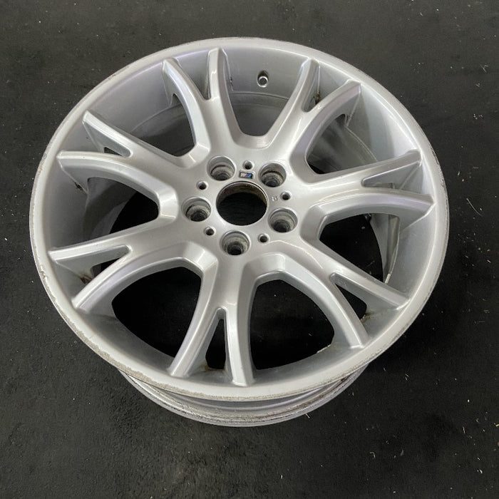 19" BMW X3 04-10 19x9 alloy rear 7 Y spoke design silver Original OEM Wheel Rim
