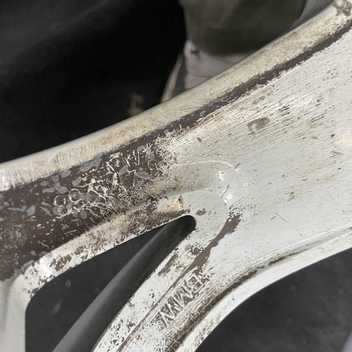 19" BMW X3 04-10 19x9 alloy rear 7 Y spoke design silver Original OEM Wheel Rim