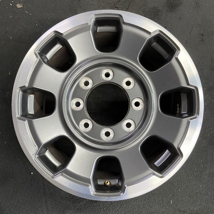18" FORD F250SD PICKUP 23 18x8 aluminum 8 spoke single spoke dark gray Original OEM Wheel Rim