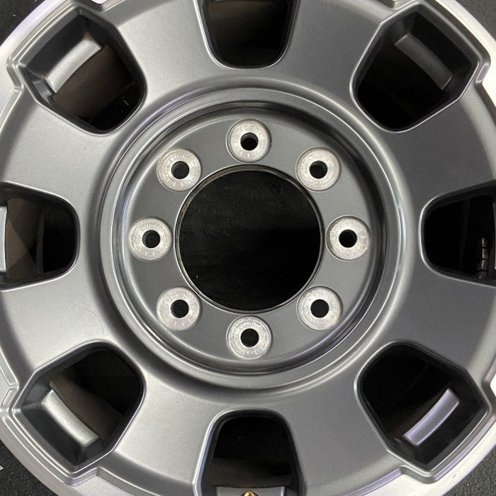 18" FORD F250SD PICKUP 23 18x8 aluminum 8 spoke single spoke dark gray Original OEM Wheel Rim