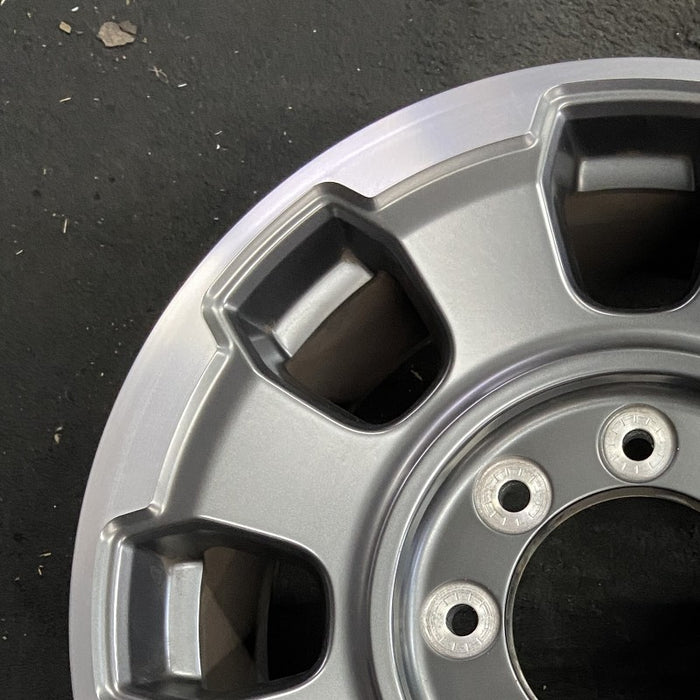 18" FORD F250SD PICKUP 23 18x8 aluminum 8 spoke single spoke dark gray Original OEM Wheel Rim