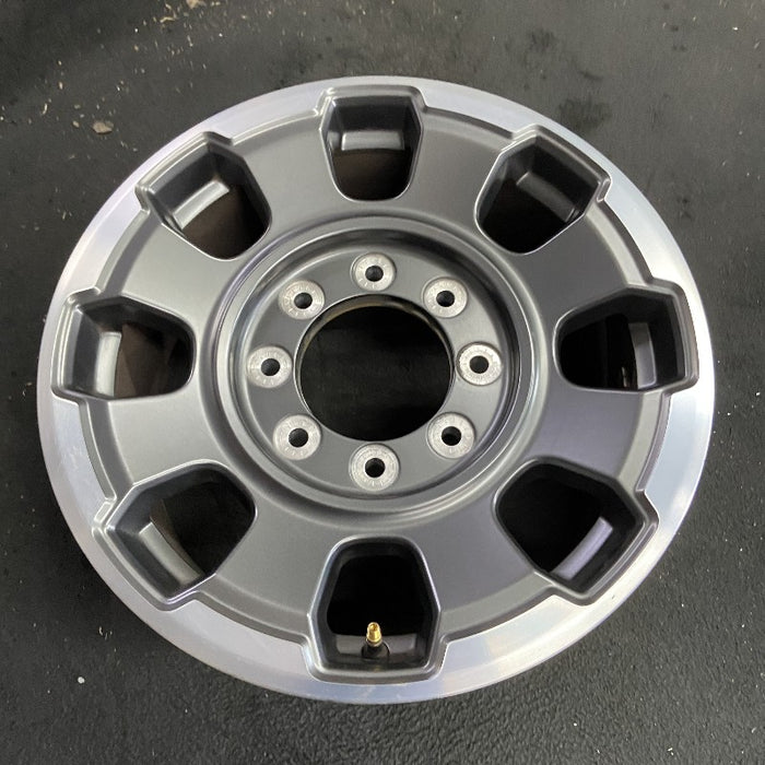 18" FORD F250SD PICKUP 23 18x8 aluminum 8 spoke single spoke dark gray Original OEM Wheel Rim