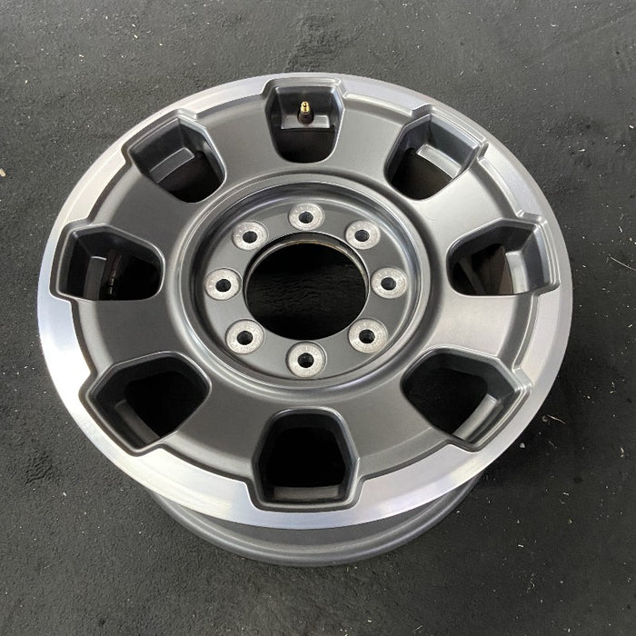 18" FORD F250SD PICKUP 23 18x8 aluminum 8 spoke single spoke dark gray Original OEM Wheel Rim