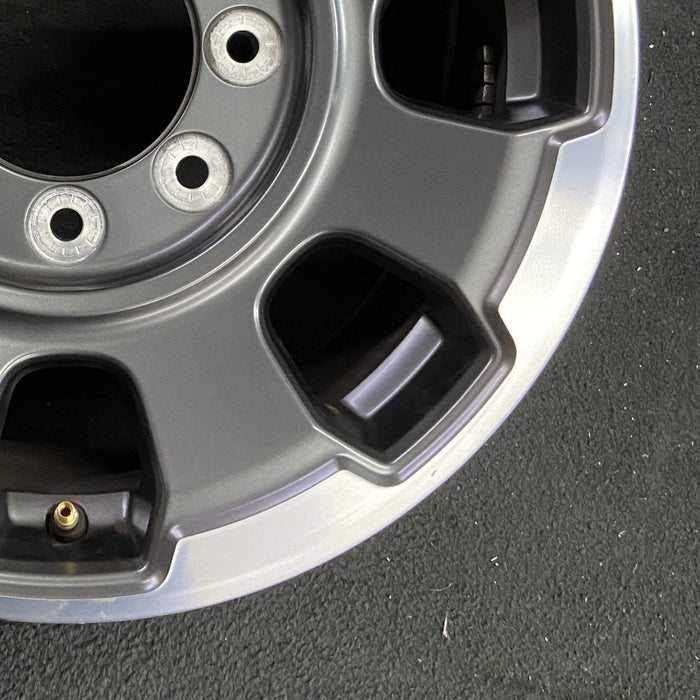 18" FORD F250SD PICKUP 23 18x8 aluminum 8 spoke single spoke dark gray Original OEM Wheel Rim