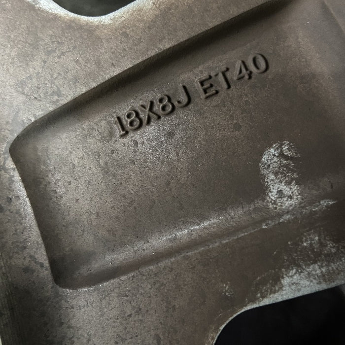 18" FORD F250SD PICKUP 23 18x8 aluminum 8 spoke single spoke dark gray Original OEM Wheel Rim