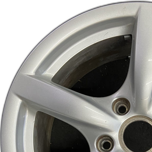 17" PORSCHE CAYMAN 09-12 17x8.5 Original OEM Wheel Rim - Angle View