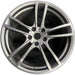 21" PORSCHE CAYENNE 19-22 21x11 5 double spoke platinum Original OEM Wheel Rim - Front View