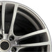 21" PORSCHE CAYENNE 19-22 21x11 5 double spoke platinum Original OEM Wheel Rim - Side Profile