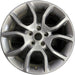 20" DURANGO 16 20x8 5 spoke U spoke gray granite crystal Original OEM Wheel Rim - Front View