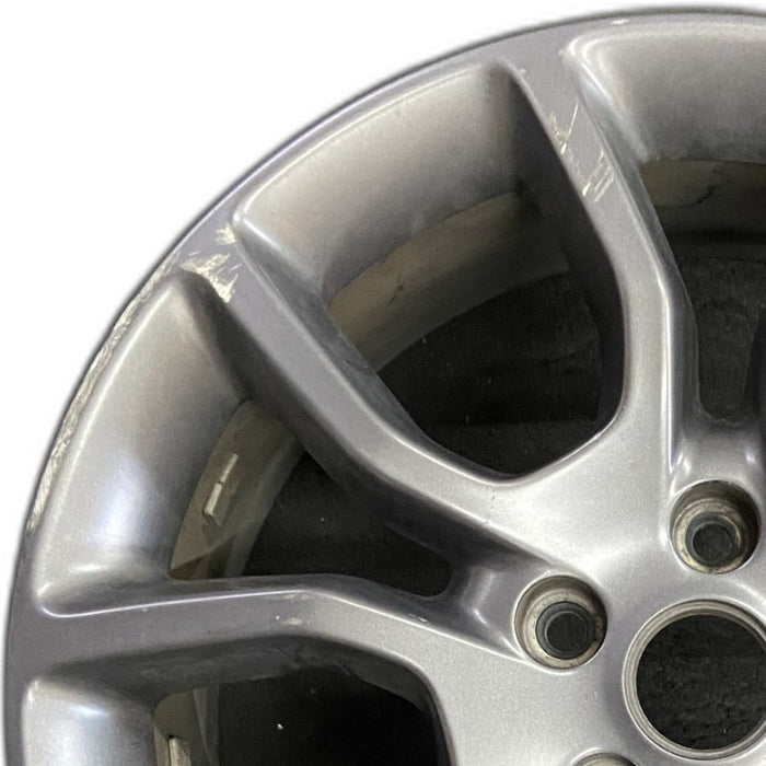 20" DURANGO 16 20x8 5 spoke U spoke gray granite crystal Original OEM Wheel Rim - Angle View