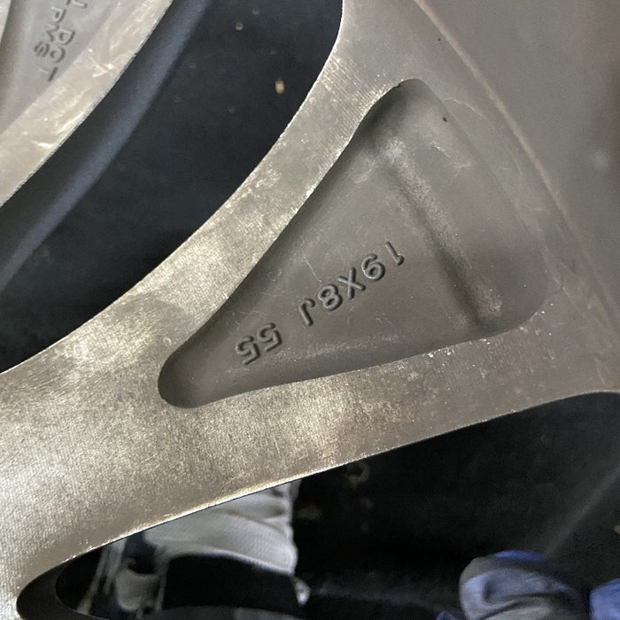 19" MDX 14-16 19x8 alloy 10 spoke w/o chrome Original OEM Wheel Rim