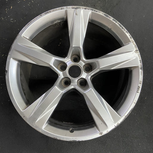 20" CAMARO 16-17 20x9.5 5 solid spoke silver Original OEM Wheel Rim - Front View