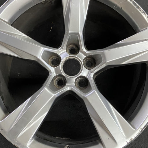 20" CAMARO 16-17 20x9.5 5 solid spoke silver Original OEM Wheel Rim - Angle View