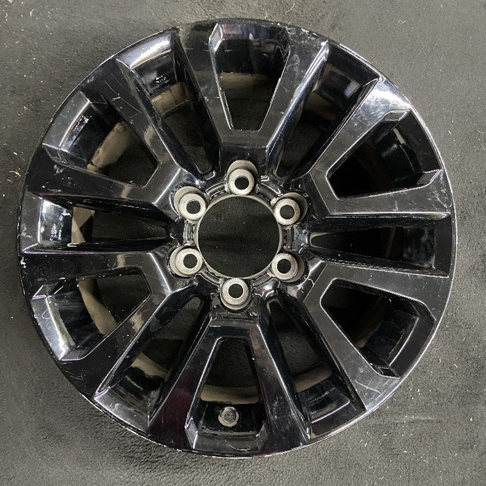 18" LEXUS GX460 22-23 18x7.5 alloy 6 spoke V spoke gloss black Original OEM Wheel Rim