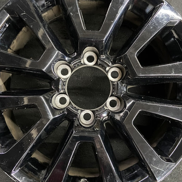 18" LEXUS GX460 22-23 18x7.5 alloy 6 spoke V spoke gloss black Original OEM Wheel Rim