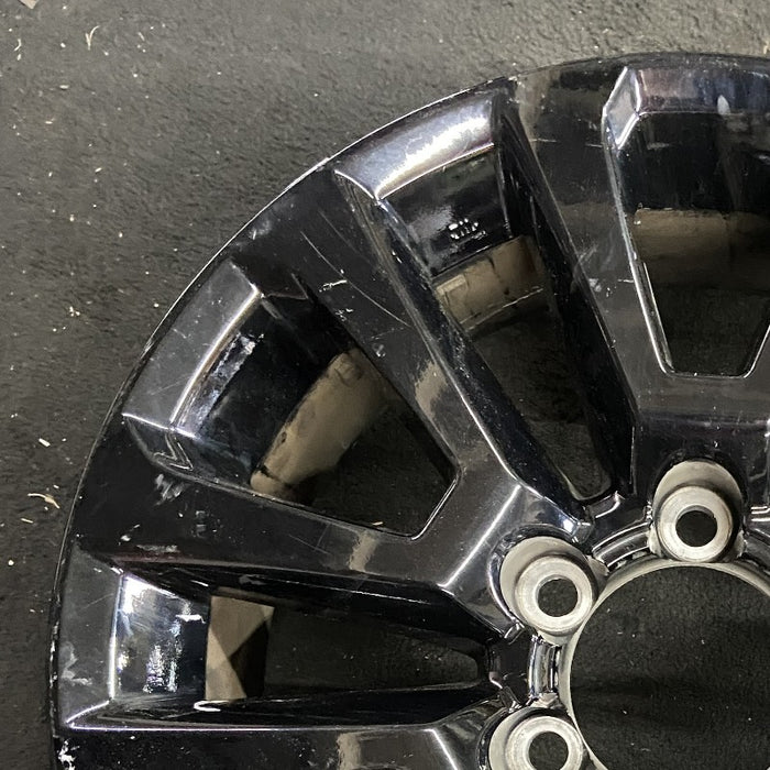 18" LEXUS GX460 22-23 18x7.5 alloy 6 spoke V spoke gloss black Original OEM Wheel Rim