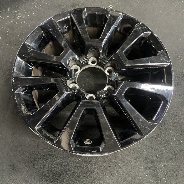 18" LEXUS GX460 22-23 18x7.5 alloy 6 spoke V spoke gloss black Original OEM Wheel Rim