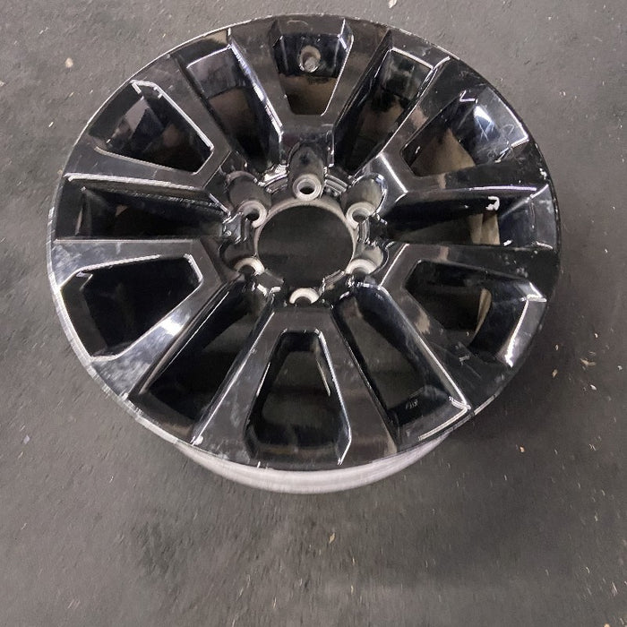 18" LEXUS GX460 22-23 18x7.5 alloy 6 spoke V spoke gloss black Original OEM Wheel Rim